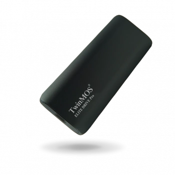 TwinMOS PSSD1TBEDP, 1TB, Taşınabilir External SSD, USB 3.2, Type-C (Dark Gray)