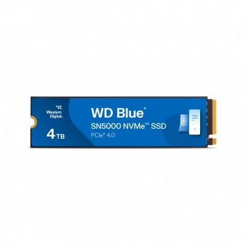 WD Blue SN5000, WDS400T4B0E, 4TB, 5500/5000, Gen4, NVMe PCIe M.2 2280,  SSD