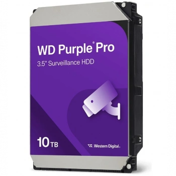 WD PURPLE WD102PURP 3,5" 10TB 256mb, 7200 Rpm,  7/24 Güvenlik HDD (Türkiye Distribütörü Garantili)