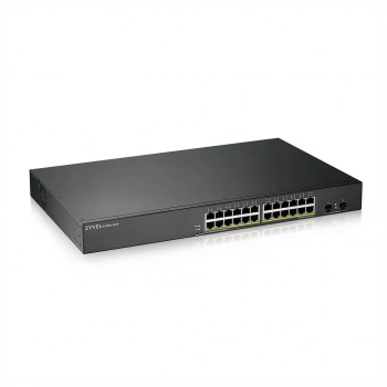ZyXEL GS1900-24HP V2, 24 Port, GigaBit, PoE 170W, 2 Port GigaBit SFP, Yönetilebilir, Rackmount Switch