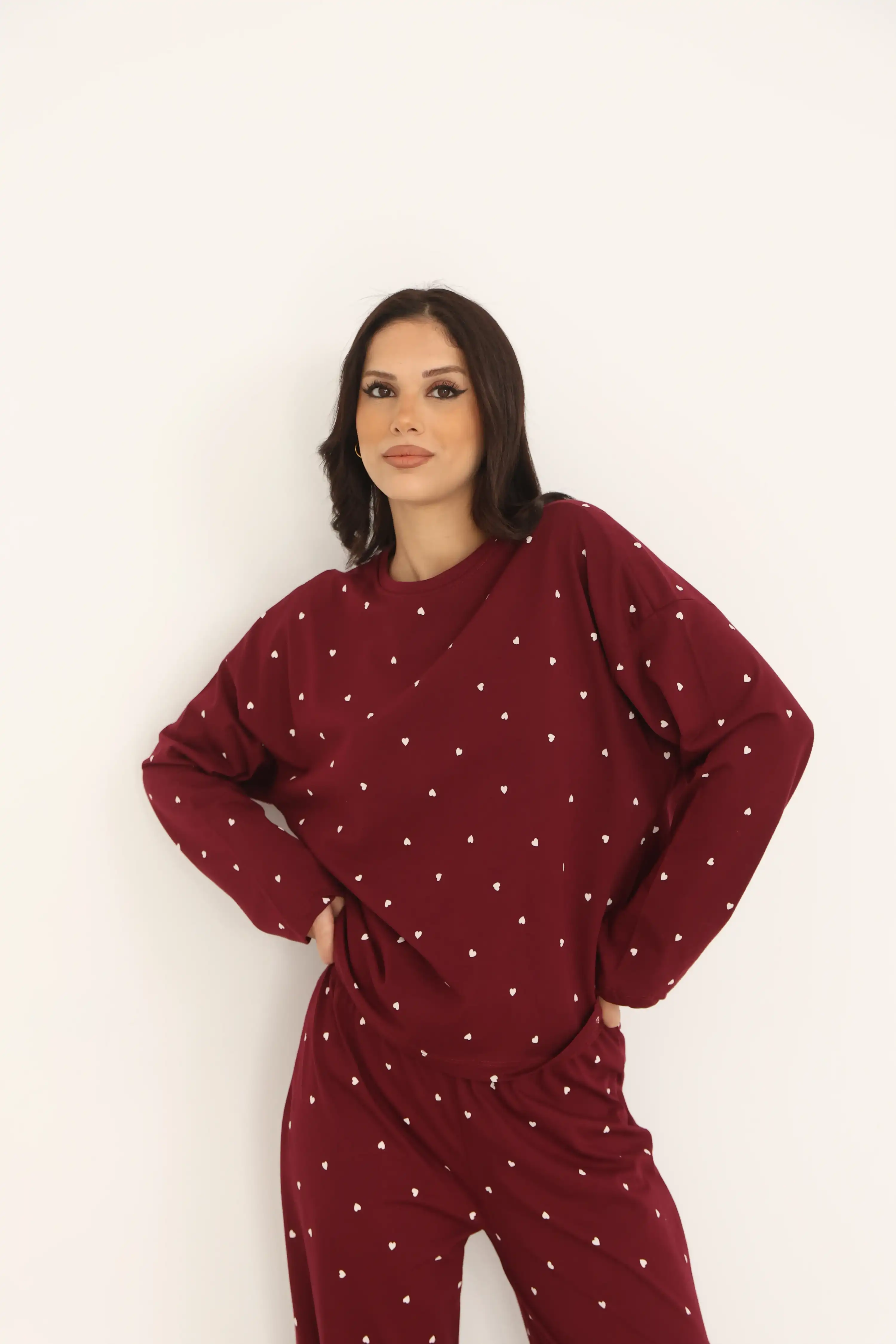 PİJAMA TAKIM- BORDO