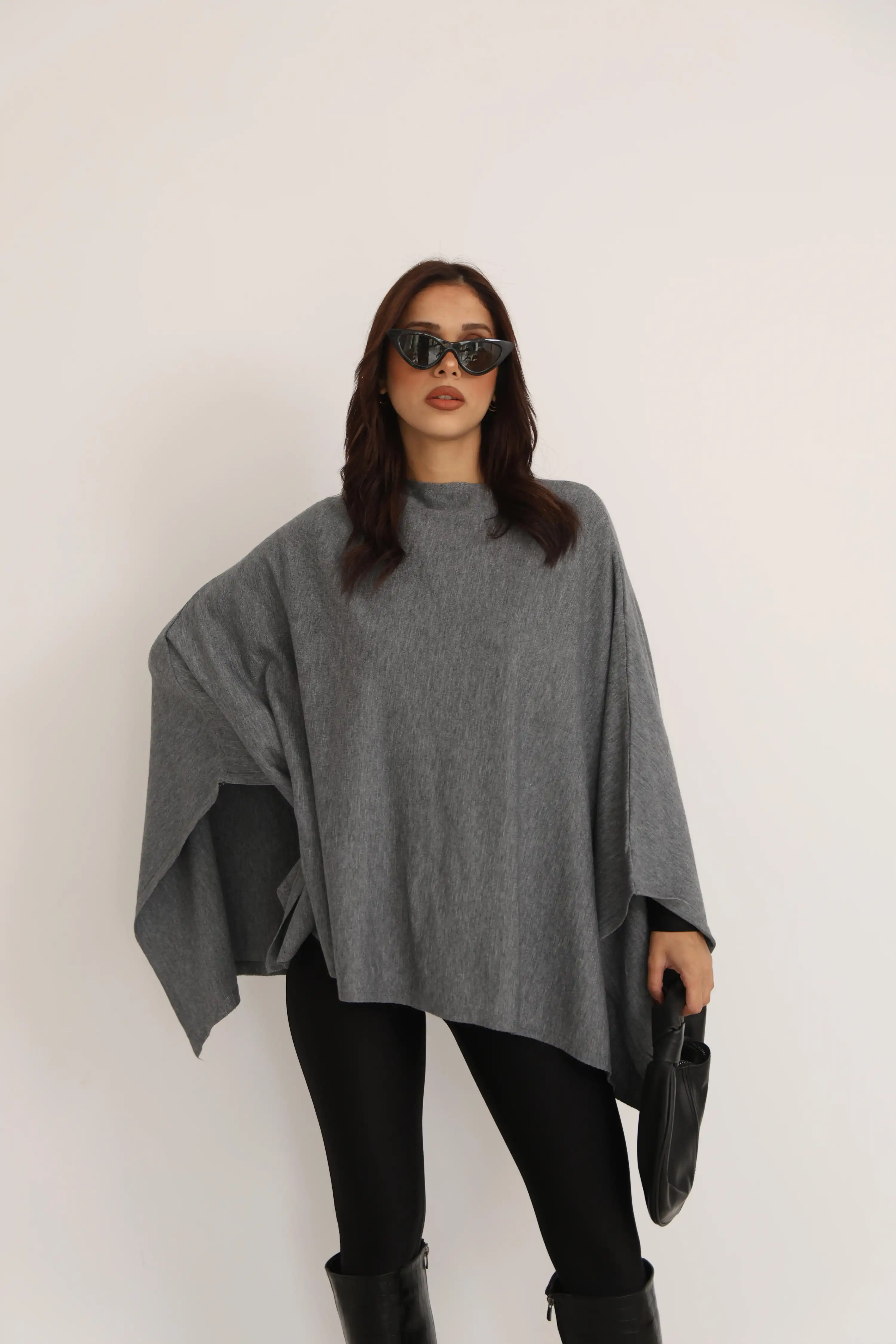 İNCE TRİKO PANÇO-GRİ