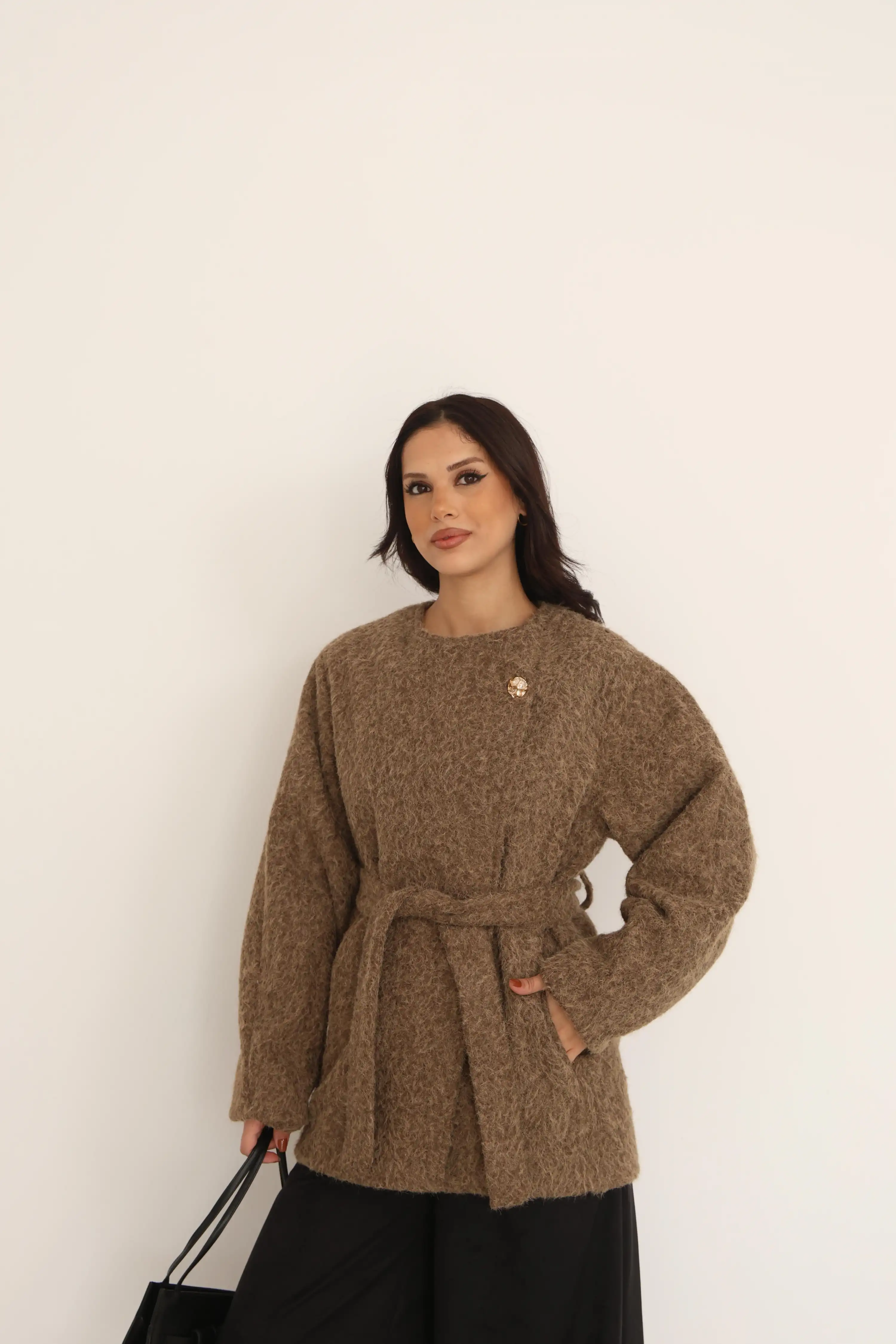 KIRÇILLI KAŞE KABAN-KAHVE