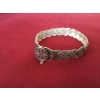 ELİŞİ GÜMÜŞ SAÇ ÖRGÜLÜ BİLEZİK (OKSİTLENMİŞ) 18 CM, 22,5 GR.