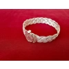 ELİŞİ GÜMÜŞ BEŞLİ SEPET ÖRGÜ BİLEZİK 17 CM, 17.00 GR.