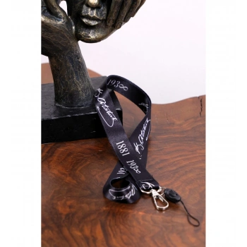 Dioforce Atatürk İmzalı Boyun Askı İpi ve Aparatlı Telefon Askısı