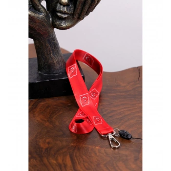 Dioforce Türkiye Bayrağı Temalı Boyun Askı İpi ve Aparatlı Telefon Askısı