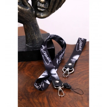 Dioforce Atatürk Resim Temalı Tek Rivetli Boyun Askı İpi Ve Anahtarlık Set