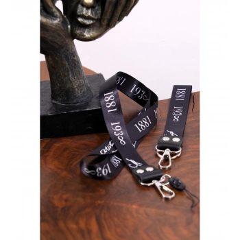 Dioforce Atatürk İmza Temalı Çift Rivetli Boyun Askı İpi Ve Anahtarlık Set