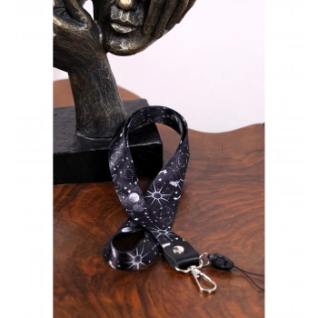 Dioforce Galaksi Yıldızları Tek Rivetli Boyun Askı İpi Ve Telefon Askısı