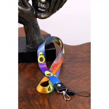 Dioforce Avokado Temalı Tek Rivetli Boyun Askı İpi Ve Telefon Askısı