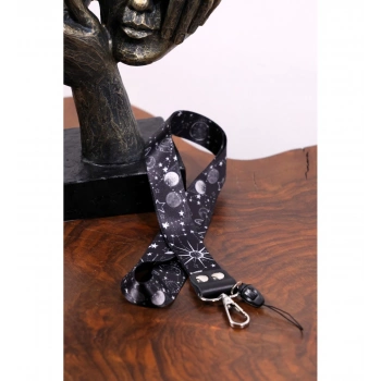 Dioforce Galaksi Temalı Çift Rivetli Boyun Askı İpi Ve Telefon Ask