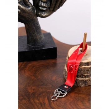 Bayrak Temalı Sonsuz Desenli Kanca Ve Halkalı Anahtarlık