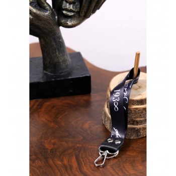 Atatürk İmzalı Çift Rivetli Kanca Ve Halkalı Anahtarlık