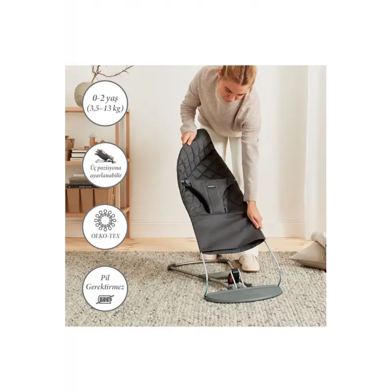 BabyBjörn Bliss Ana Kucağı Cotton / Anthracite