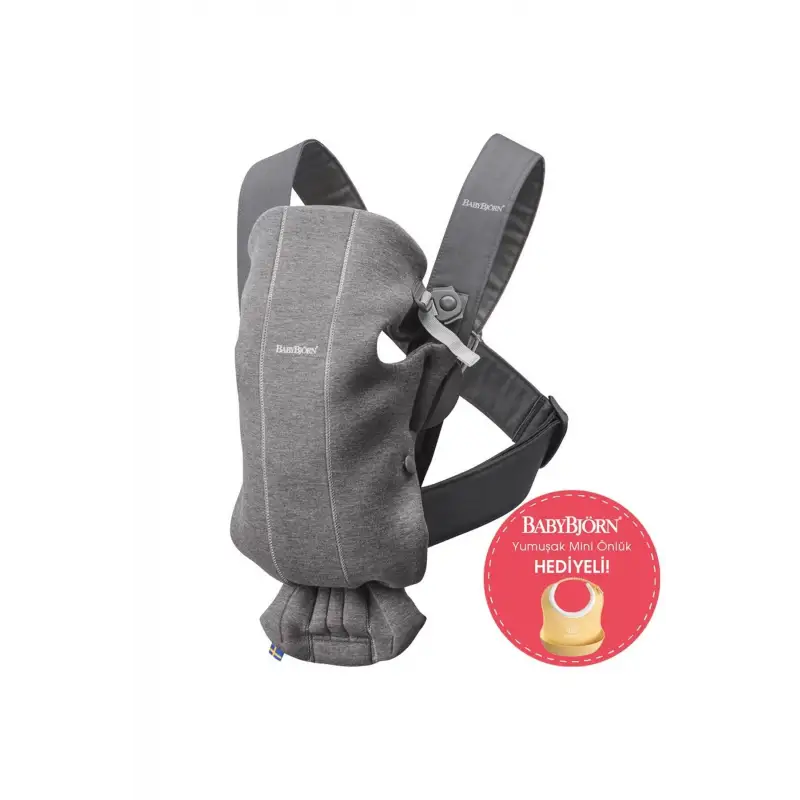 BabyBjörn Kanguru Mini 3D Cotton Jersey / Dark Grey