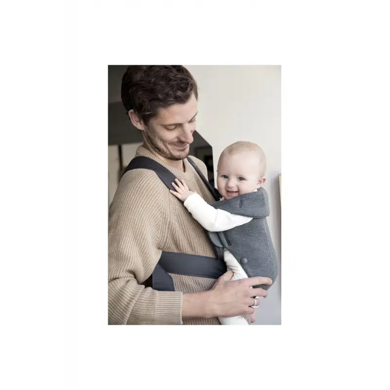 BabyBjörn Kanguru Mini 3D Cotton Jersey / Dark Grey