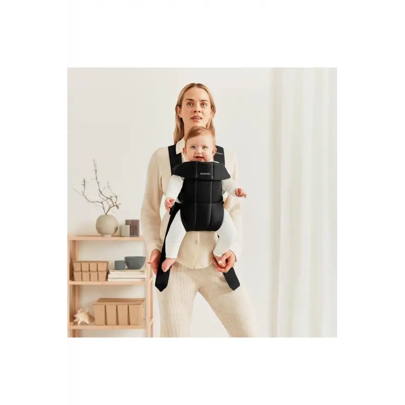 Babybjörn Kanguru Mini 3D Cotton Woven Black