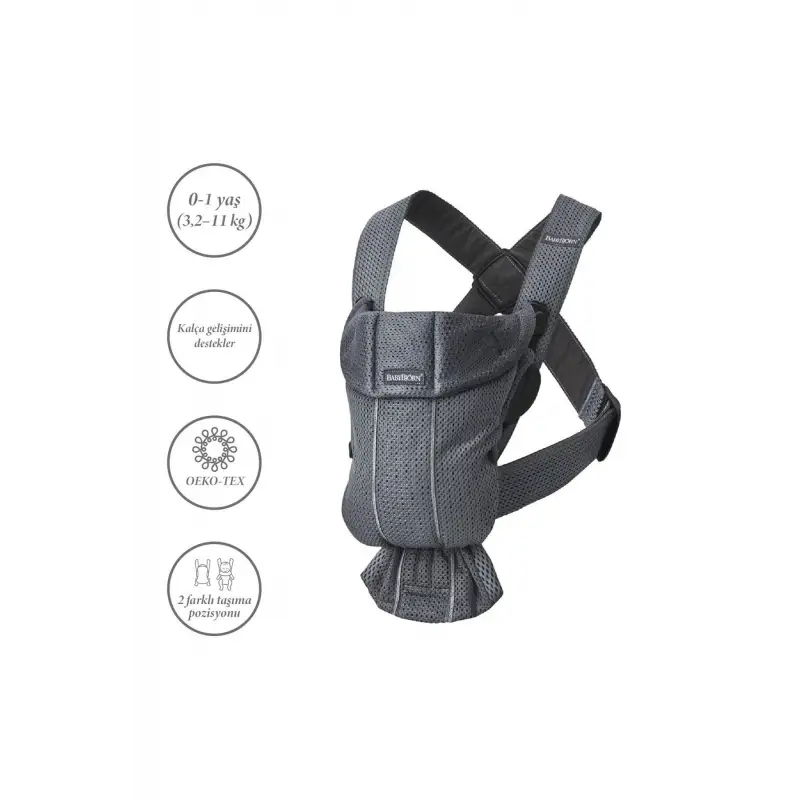 Babybjörn Kanguru Mini Mesh Anthracite