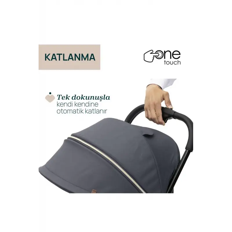 Chicco Goody Xplus Otomatik Katlanır Suya Dayanıklı Kabin Bebek Arabası Dark Shadow
