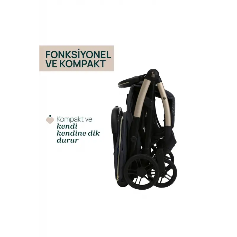 Chicco Goody Xplus Otomatik Katlanır Suya Dayanıklı Kabin Bebek Arabası Dark Shadow