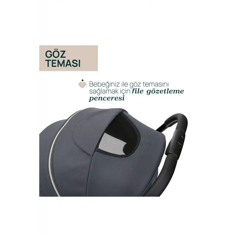 Chicco Goody Xplus Otomatik Katlanır Suya Dayanıklı Kabin Bebek Arabası Dark Shadow