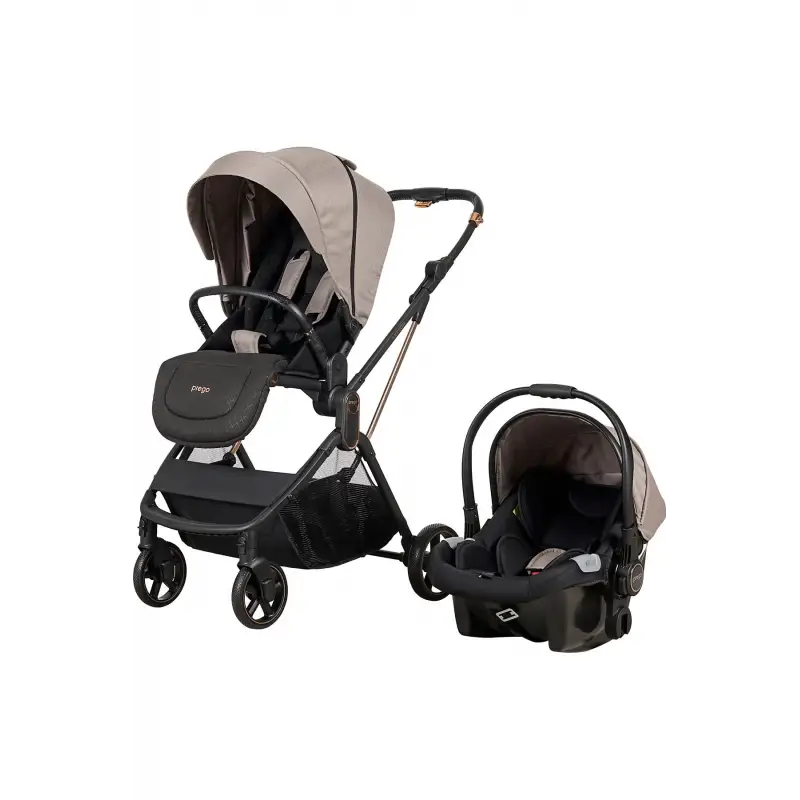 Prego 2244 Arteon Travel Sistem Bebek Arabası Bej