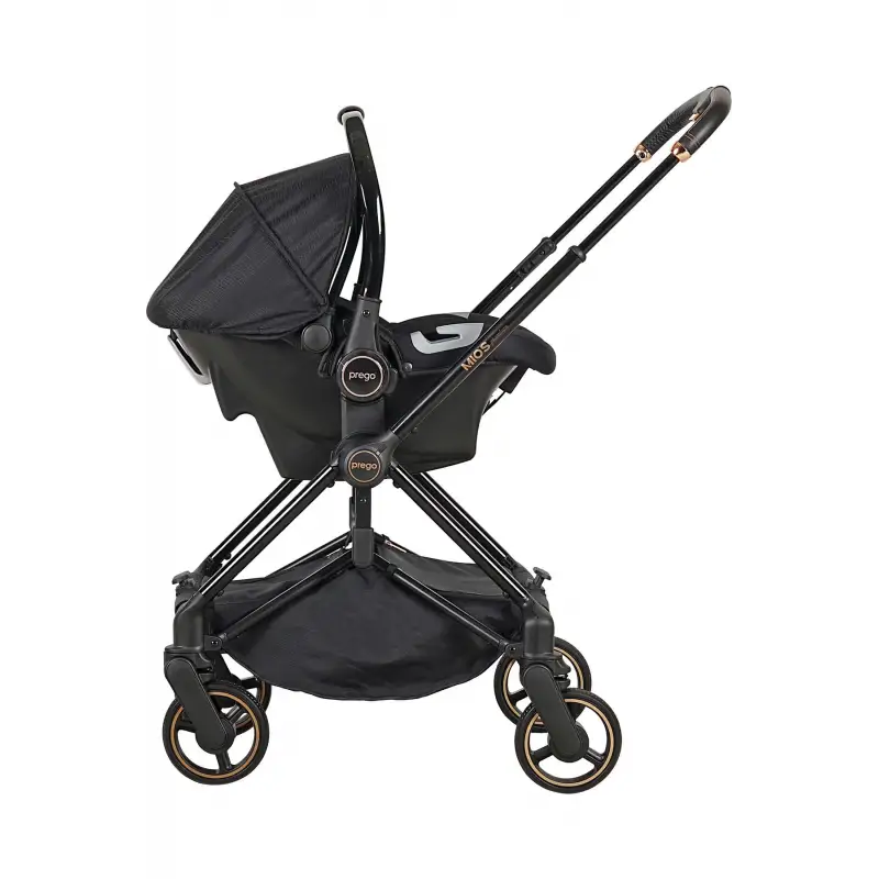 Prego 2099 Mios Premium Travel Bebek Arabası Siyah