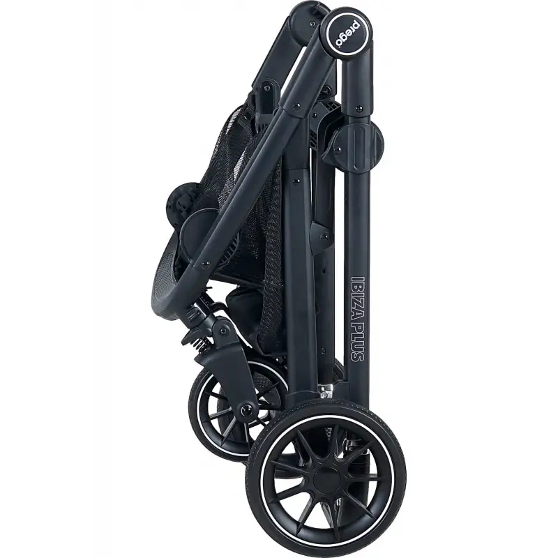 Prego 2223 Ibiza Plus Travel Sistem İkiz Bebek Arabası Siyah