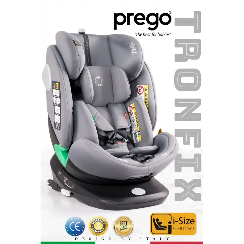 Prego Q9004 Tronfix I-Size Oto Koltuğu 0-36 Kg Gri