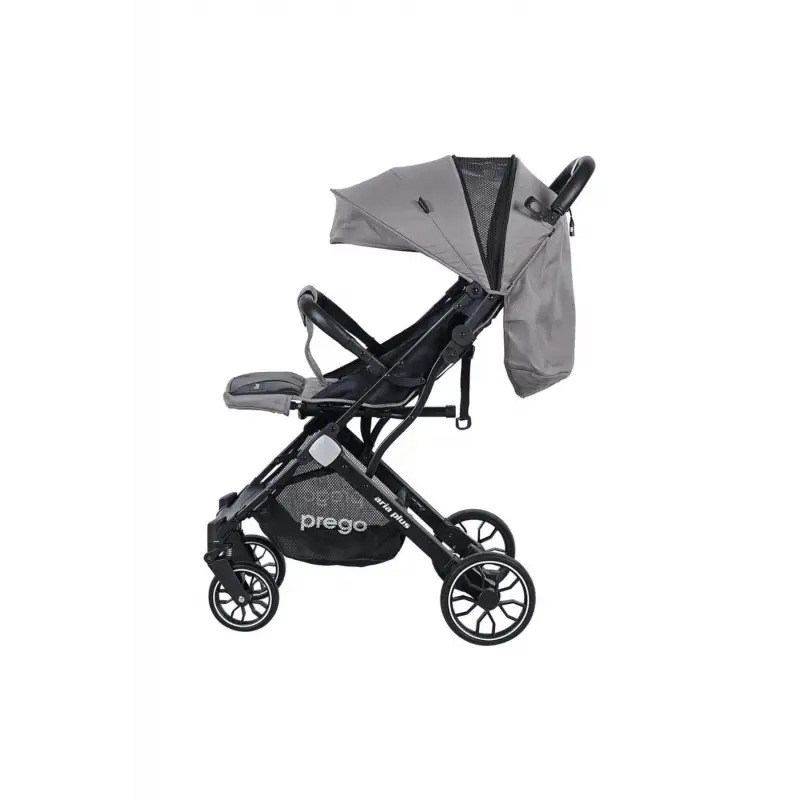 Prego 2037 Aria Plus Kabin Travel Sistem Bebek Arabası Gri