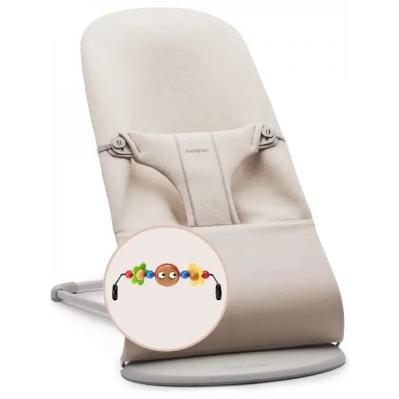 Babybjörn Bliss Ana Kucağı Cotton 3D Jersey Oyuncaklı Light Beige