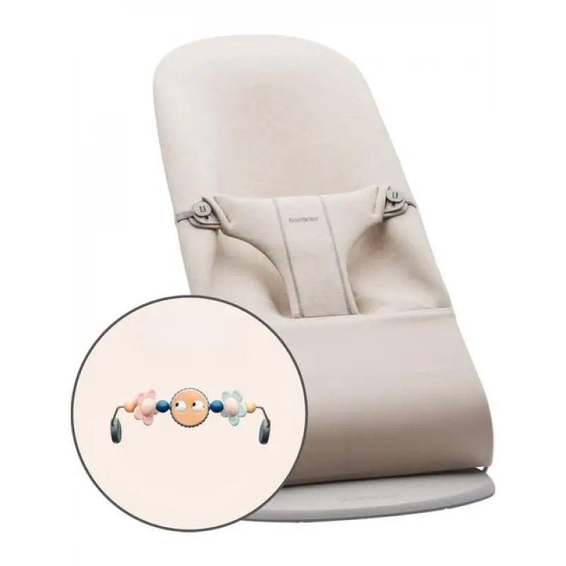 Babybjörn Bliss Ana Kucağı Cotton 3D Jersey Oyuncaklı Light Beige