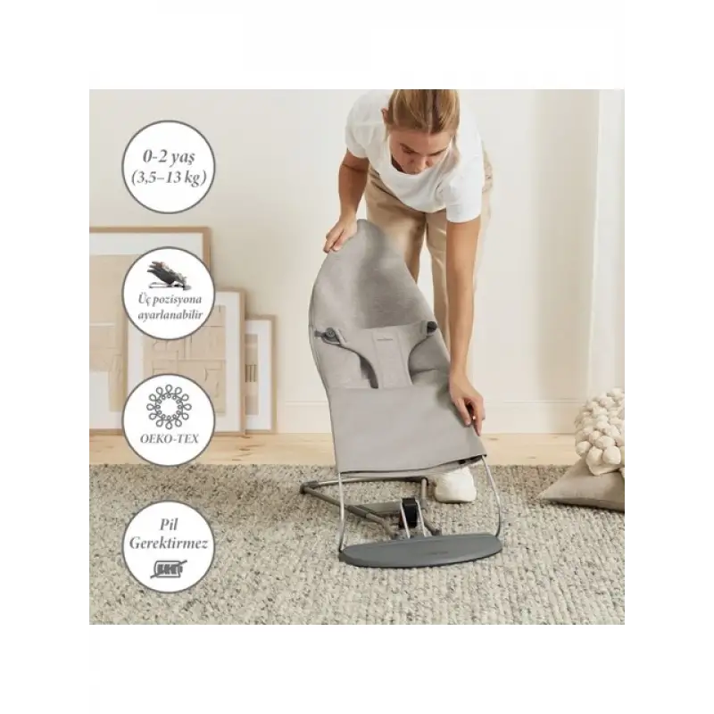 Babybjörn Bliss Ana Kucağı 3D Jersey Sand Grey