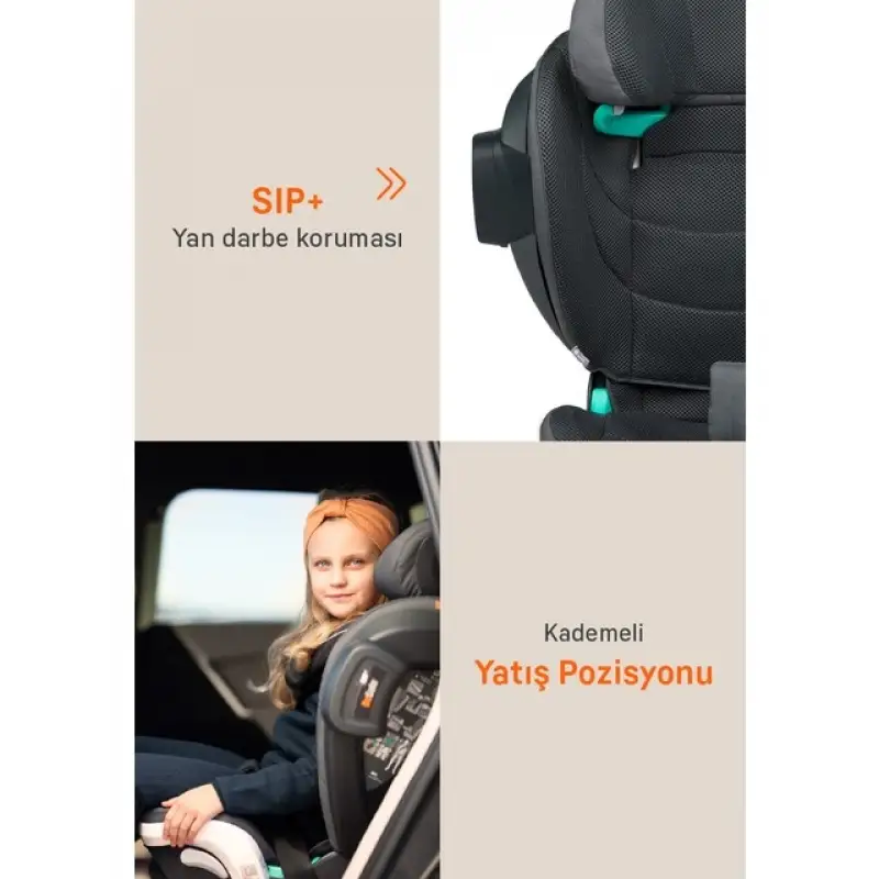 Besafe Izi Flex Fix 2 I-Size Oto Koltuğu 15-36 Kg Anthracite Mesh