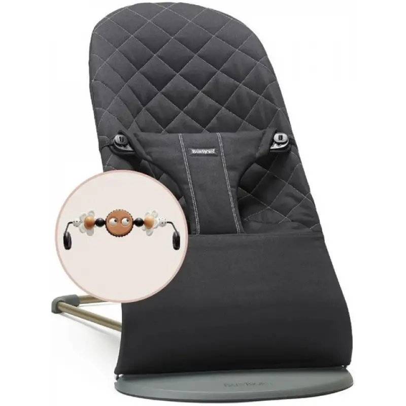 BabyBjörn Black&white Oyuncaklı Bliss Ana Kucağı Woven Black