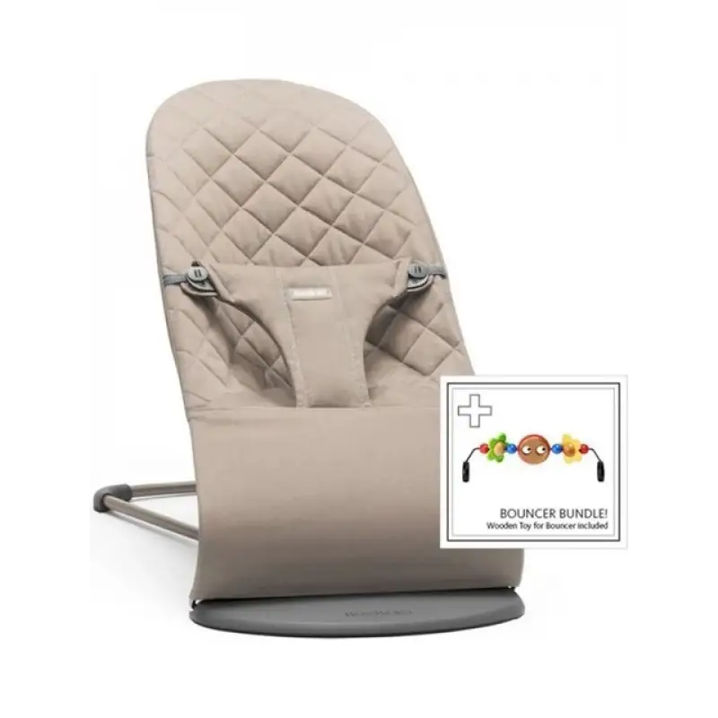 Babybjörn Balance Bliss Ana Kucağı Oyuncaklı Woven Sand Grey