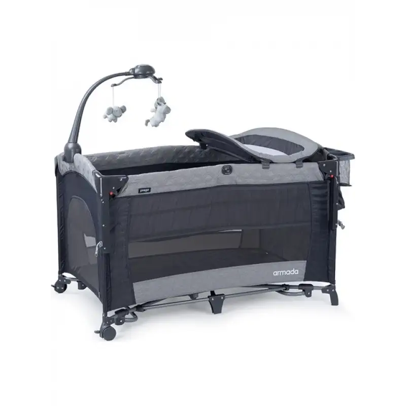 Prego 8067 Armada Anne Yanı Oyun Parkı 70x120 cm Gri