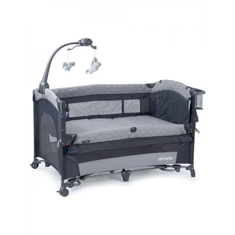 Prego 8067 Armada Anne Yanı Oyun Parkı 70x120 cm Gri