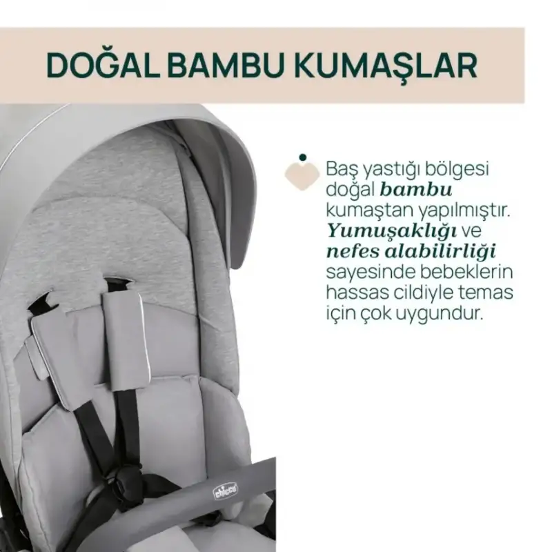 Chicco One4Ever Lounge Travel Sistem Bebek Arabası Sparkle Grey
