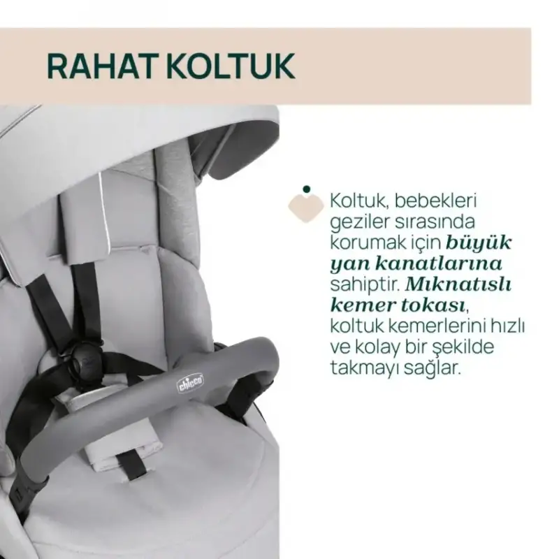 Chicco One4Ever Lounge Travel Sistem Bebek Arabası Sparkle Grey