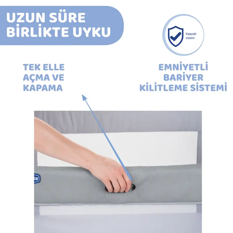 Chicco Next2Me Forever Anne Yanı Beşik Moon Grey