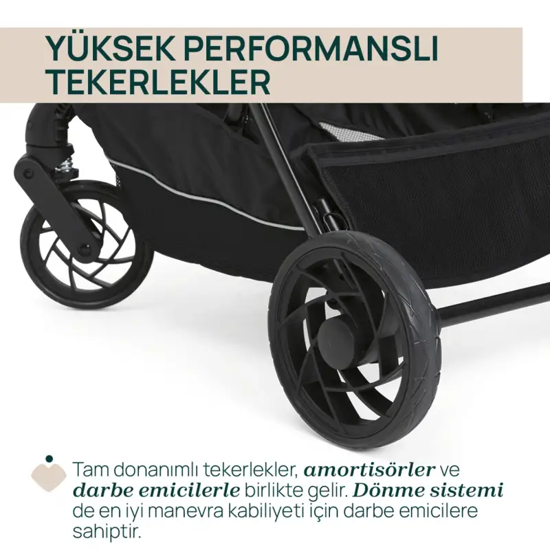 Chicco One4Ever Lounge Travel Sistem Bebek Arabası Black Beauty