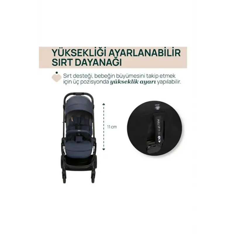 Chicco One4Ever Lounge Travel Sistem Bebek Arabası Denim Shine