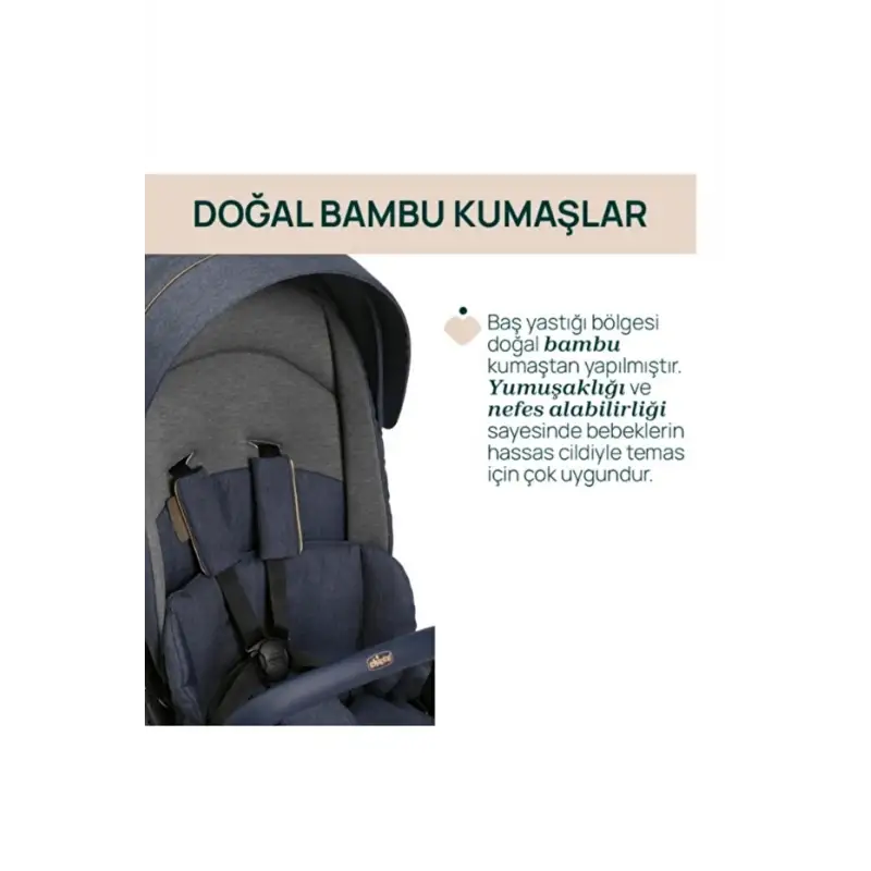 Chicco One4Ever Lounge Travel Sistem Bebek Arabası Denim Shine