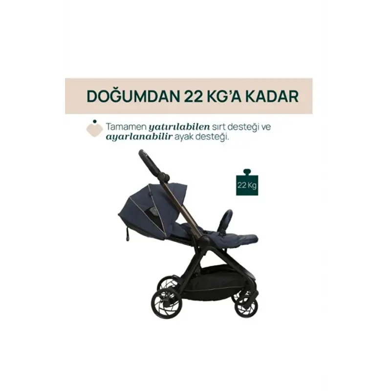 Chicco One4Ever Lounge Travel Sistem Bebek Arabası Denim Shine