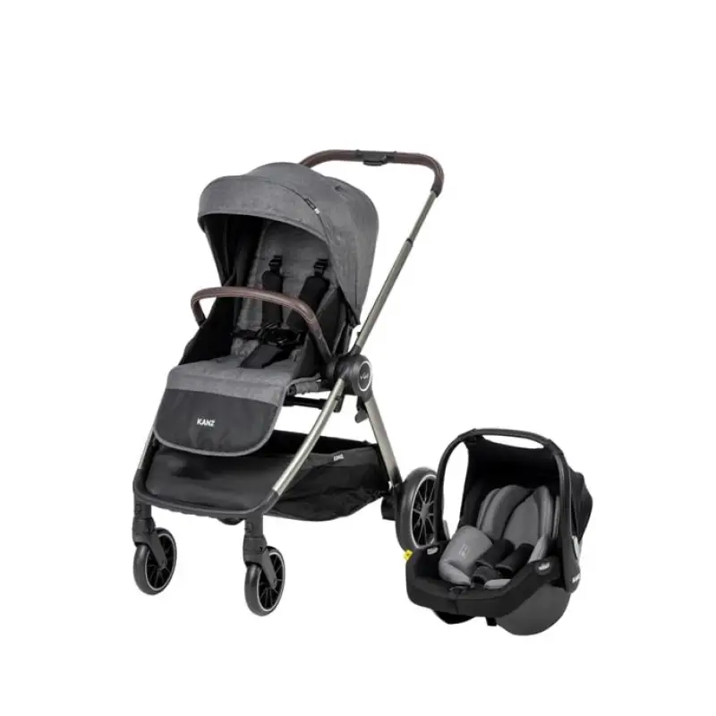 Kanz V-Go2 Travel Sistem Bebek Arabası Gri