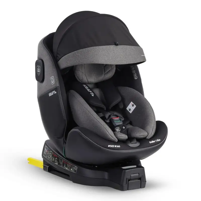 Kraft Galler I-Size Oto Koltuğu 0-36 Kg Black