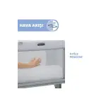 Chicco Next2me Forever Anne Yanı Beşik Ash Grey Cross Collectıon