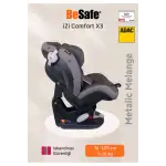 Besafe İzi Comfort X3 ADACLI Oto Koltuğu 9-18 Kg Metallic Melange
